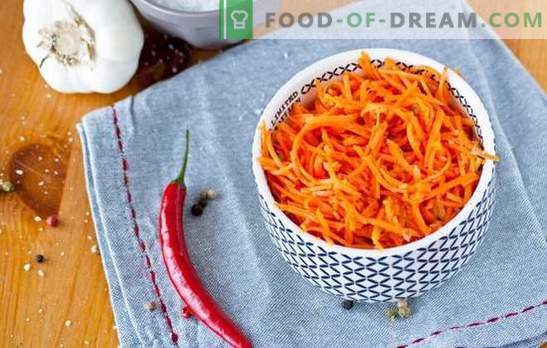 Quelles sont les épices nécessaires pour les carottes coréennes et autres collations salées?