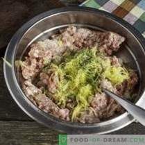 Galettes de viande rapides au brocoli en sauce béchamel