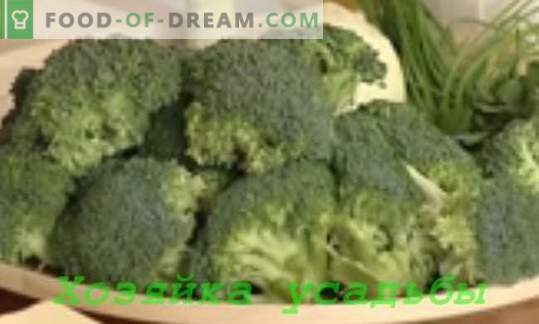 Cuisson des plats de chou au brocoli