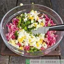 Salade de radis de printemps avec œuf et mayonnaise