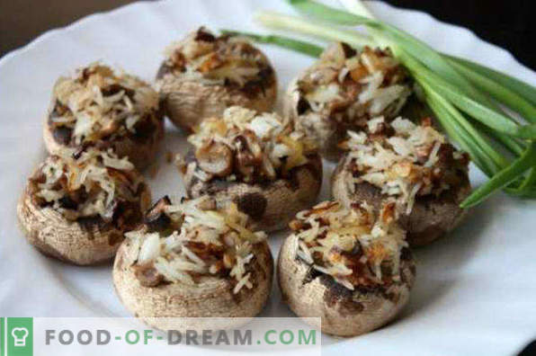 Dix meilleures recettes de champignons farcis au four