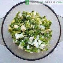 Salade d'ail sauvage