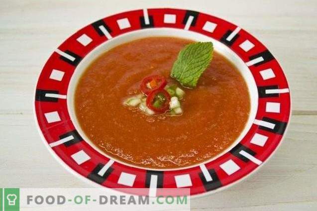 Gaspacho - Soupe froide à la tomate