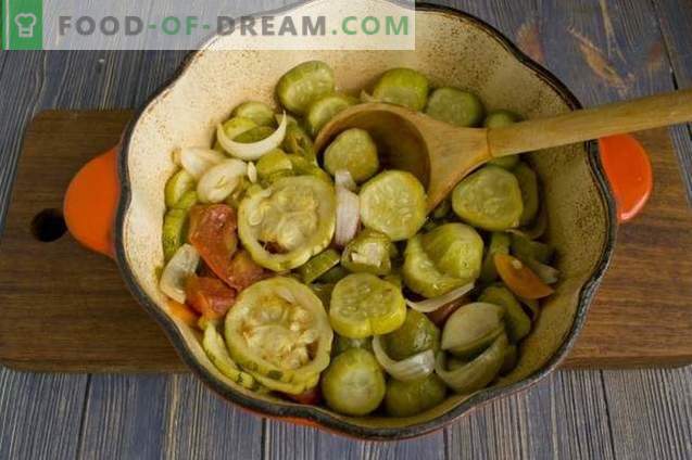 Korean salad with cucumbers and tomatoes for the winter