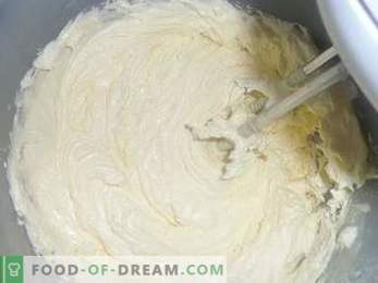 Wie man einen Kuchen kocht Vogelmilch mit Grieß, ein detailliertes Rezept.