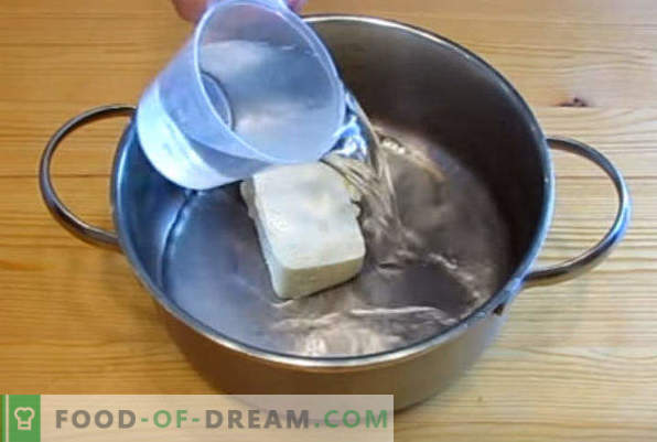 Pâte à choux pour les éclairs, recettes au lait, margarine, huile végétale