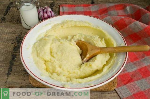 Purée de pommes de terre - recette lait et beurre
