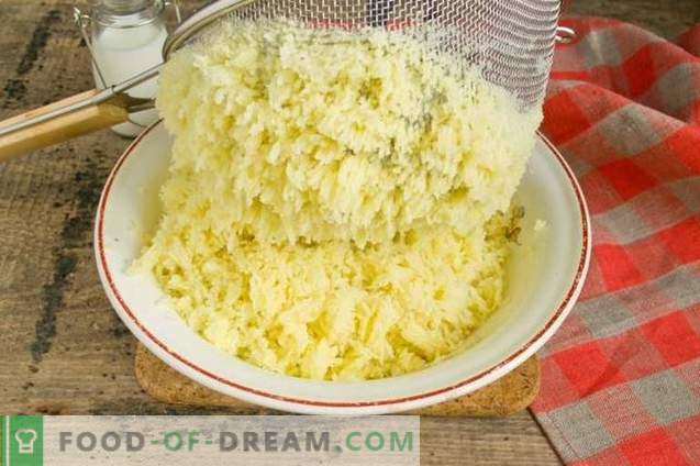 Mashed potatoes - recipe with milk and butter