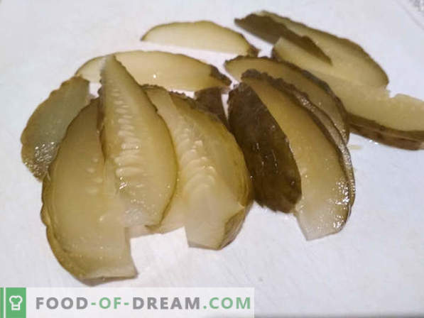 Rolmops - rouleaux de hareng au concombre: recette de cuisine avec photo