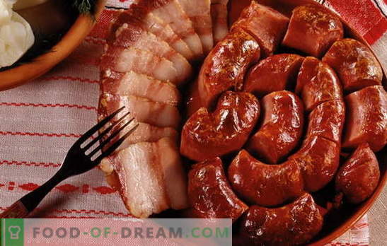 Saucisse de porc maison: recettes de femmes au foyer expérimentées, conseils précieux. Comment faire des saucisses maison: il faut de la viande et de la patience!