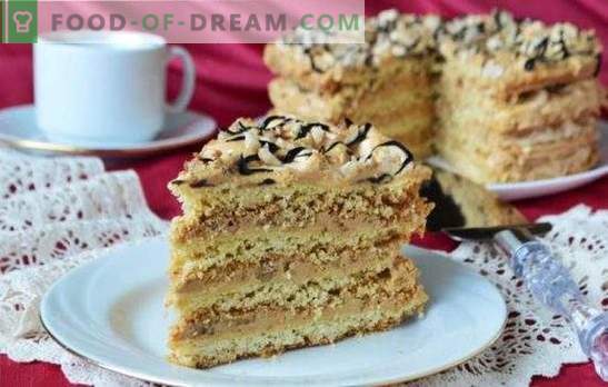 Air Snickers Cake - dessert meringuée croustillant! Recettes de gâteaux aériens à partir de biscuits, de biscuits et de sablés