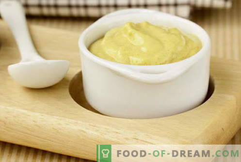 Sauce à la moutarde - les meilleures recettes. Comment cuire correctement et savoureux sauce à la moutarde.