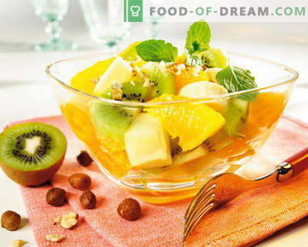 Salade de fruits - les meilleures recettes. Comment préparer correctement et délicieusement des salades de fruits.