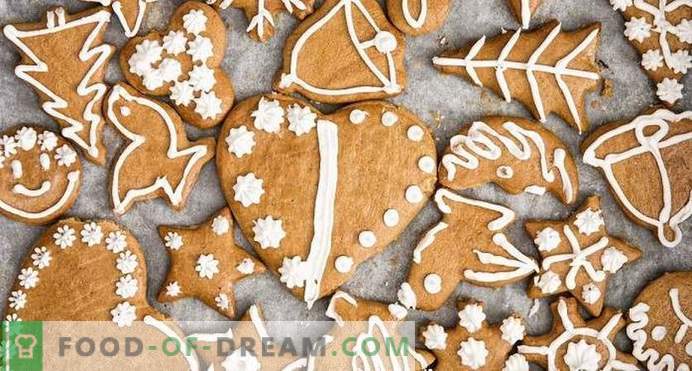 Biscuits pour le Nouvel 2019: arômes d'épices et souhaits chaleureux