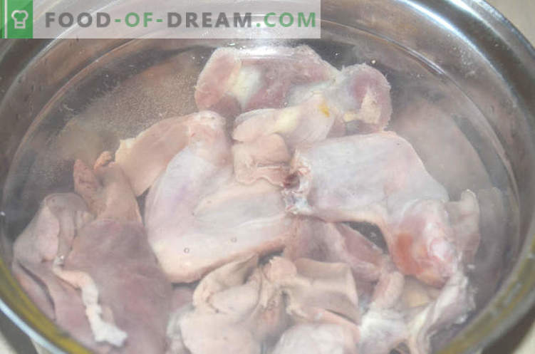 Soupe aux abats de poulet ou comment faire cuire la soupe Gleb Zheglov - recette