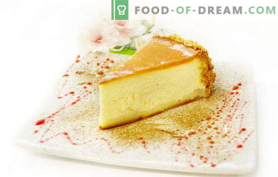 Cheesecake classique - dessert pour tous les desserts! Les meilleures recettes pour un gâteau au fromage classique pour une vie douce: simple et complexe