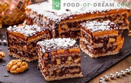 King cake sans farine - un dessert magnifique! Recettes simples du gâteau royal sans farine avec amidon, noix, craquelins
