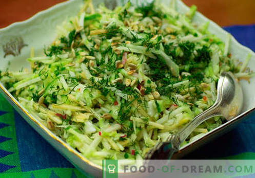 Salade de concombre frais - une sélection des meilleures recettes. Comment bien et savoureux préparer une salade au concombre frais.