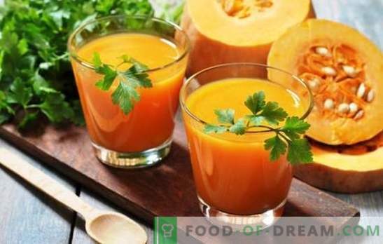 Jus de citrouille et oranges pour l’hiver - une charge de vitamines! Recettes de jus de citrouille aux oranges pour une ambiance ensoleillée