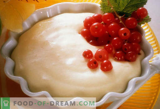 Pudding au lait - les meilleures recettes. Comment faire du pudding au lait correctement et savoureux.