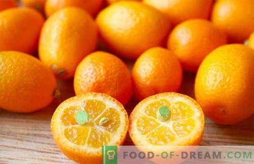Kumquat - propriétés utiles et utilisation en cuisine. Recettes au kumquat.