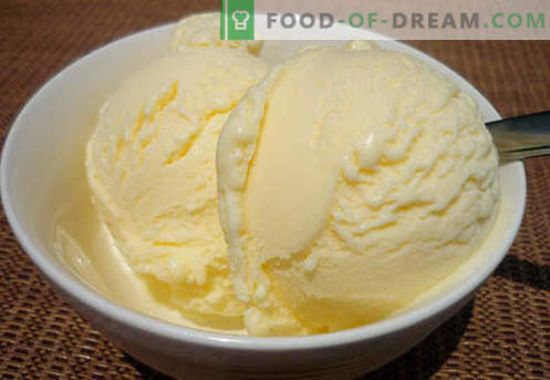 Crème glacée maison - les meilleures recettes. Comment cuire rapidement et savourer des glaces faites maison.