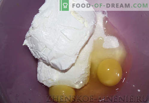 Cheesecake au lait caillé - recette avec photos et description étape par étape