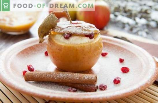 Dessert aux pommes - un délice à votre saveur préférée! Cuisson des glaces, pastilles, pâtisseries, salades et autres desserts maison aux pommes