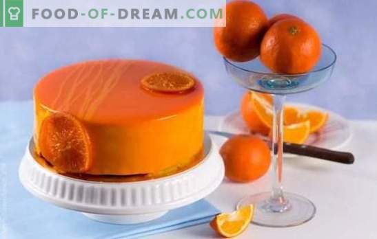 Glaçage orange - design de cuisson parfumé. Recettes glaçage à l’orange sur crème, lait, chocolat