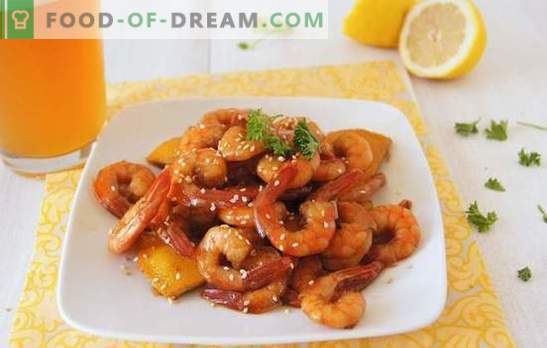 Shrimp fried in soy sauce - delicious gusto! Various recipes for ruddy, fragrant, juicy shrimps, fried in soy sauce