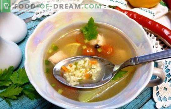 Soupe de poisson au mil: une oreille à la russe! Recettes simples pour une soupe de poisson au millet à partir de poisson frais, congelé et en conserve