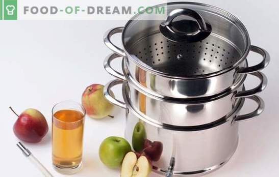 Comment faire du jus de pomme dans une centrifugeuse pour l’hiver? Très simple! Subtilités et astuces: avec quoi et comment faire cuire le jus dans la cocotte