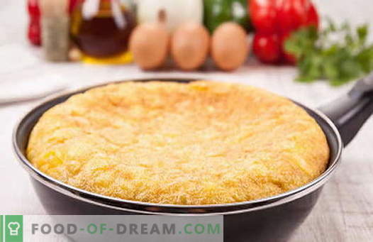 Omelette dans une recette éprouvée. Comment cuire correctement et savourer une omelette dans une casserole.