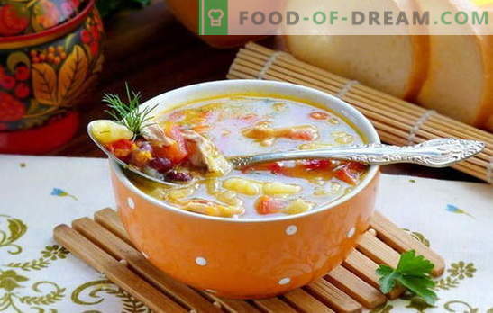 La soupe aux haricots maigres est un plat simple, savoureux et très varié. Secrets et méthodes de cuisson de la soupe de haricots maigres