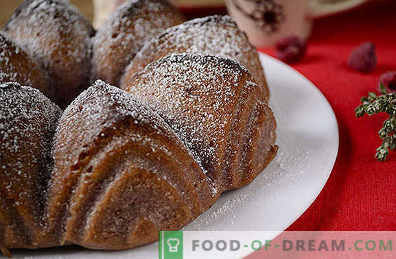 Pie for jam: une variation sur le thème des muffins maigres au lait de coco. Photo-recette pas à pas de l'auteur pour un simple gâteau à la confiture