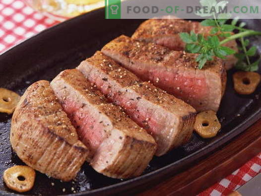 Viande dans la casserole - les meilleures recettes. Comment cuire correctement et savourer la viande dans une poêle.