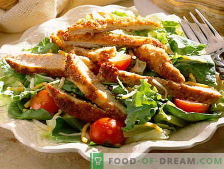 Salade masculine - les meilleures recettes. Comment bien et savoureux salade pour hommes cuite.