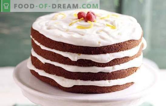 Internationale schuintrekken Misverstand Cake met zure room: eenvoudige en bewezen recepten. Welke soorten deeg  worden gebruikt voor cake met zure room