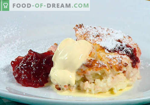 Pudding à la vanille - les meilleures recettes. Comment cuire correctement et savoureux pudding à la vanille.