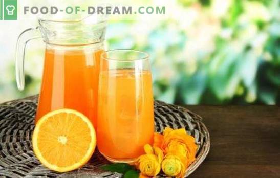 Buvez des oranges à la maison - étanchez votre soif avec fraîcheur et bienfaits. Quelles boissons à base d'oranges peuvent être préparées à la maison?