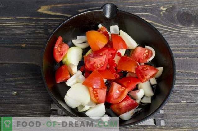 Pâte de légumes au poivre et aubergines