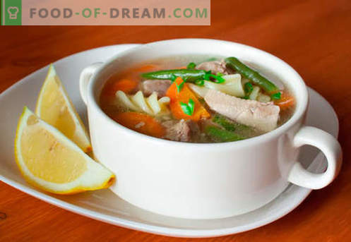 Soupe à la dinde - Recettes éprouvées. Comment bien et savoureux cuire la soupe à la dinde.