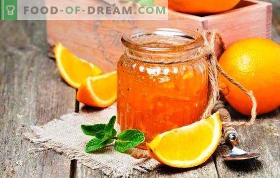 Confiture d’orange parfumée: comment préparer un délice d’orange. Recettes de confiture d’oranges avec citrons, gingembre, cannelle