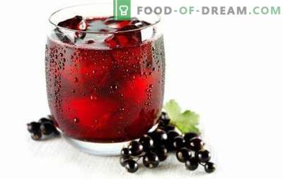 Сок от касис - цяла армия от витамини! Рецепти на различни сокове от червено и черно френско грозде