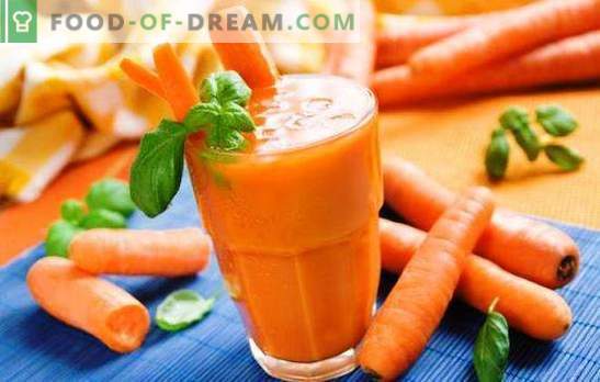 Le jus de citrouille et de carotte à la maison - une réserve de vitamines et de nutriments! Le jus de citrouille et de carotte qui séduit par son goût étonnant: recettes et secrets