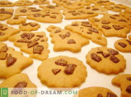 Recettes de biscuits: farine d'avoine, citron, gingembre, amande, noix