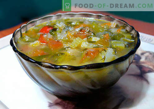 Soupe au céleri - Recettes éprouvées. Comment bien et savoureux cuire la soupe de céleri.