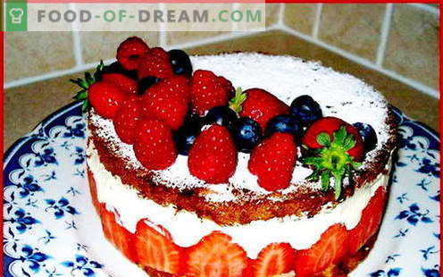 Gâteau fait à partir du gâteau - les meilleures recettes. Comment bien et savoureux faire un gâteau à partir du gâteau.