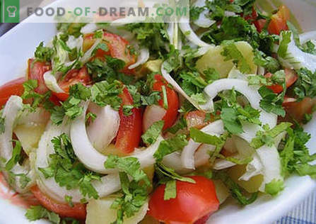 Salade d'été - les meilleures recettes. Comment bien et savourer pour préparer une salade d'été.