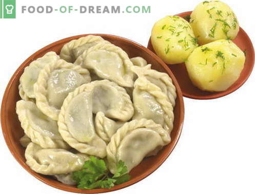 Dumplings with pommes de terre - les meilleures recettes. Comment bien et savoureux faire cuire des boulettes avec des pommes de terre.